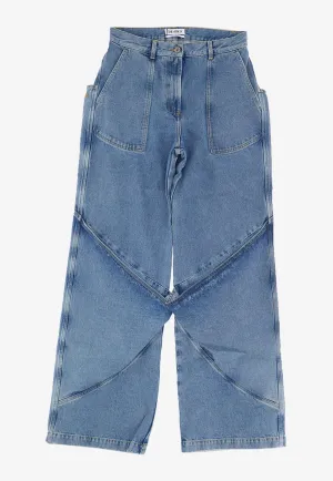 Long Wide-Leg Jeans