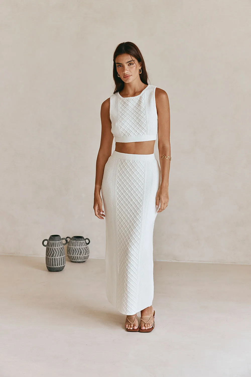 Lotus Top - Cable Knit