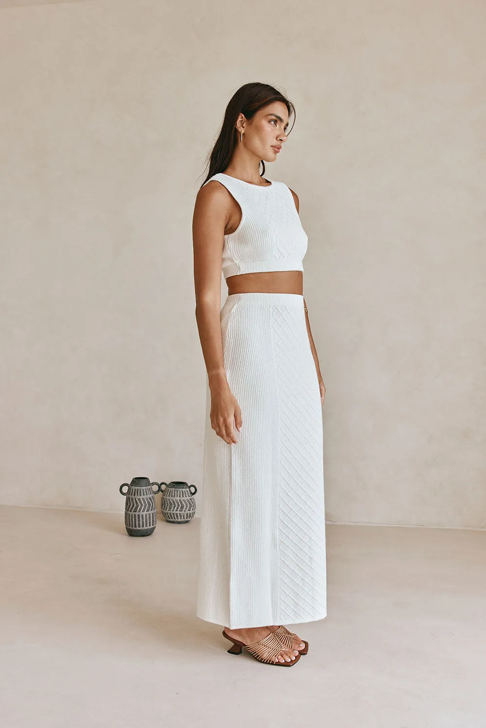 Lotus Top - Cable Knit
