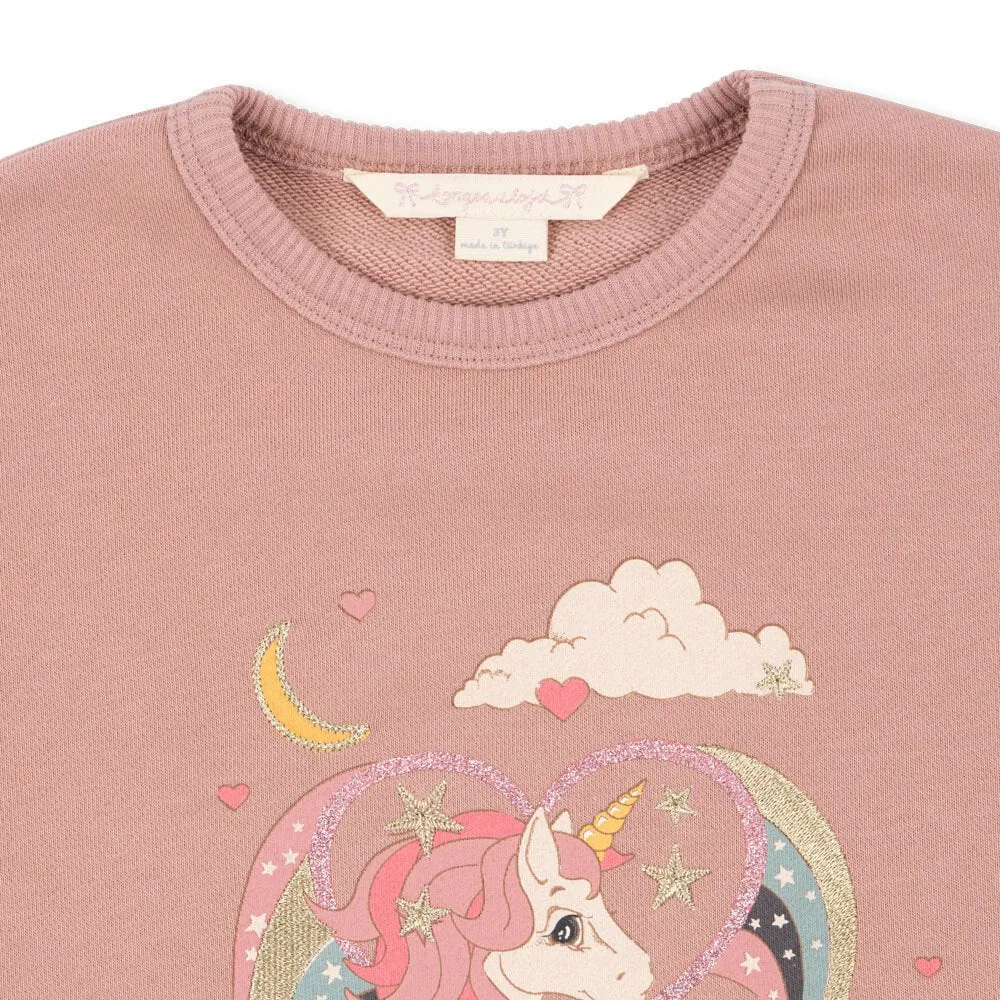 Lou Sweatshirt Glitter aus Bio-Baumwolle OCS