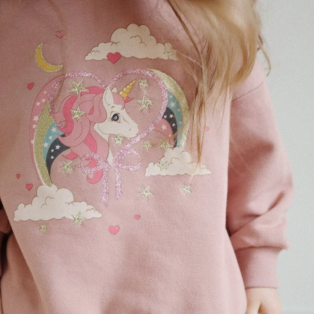 Lou Sweatshirt Glitter aus Bio-Baumwolle OCS