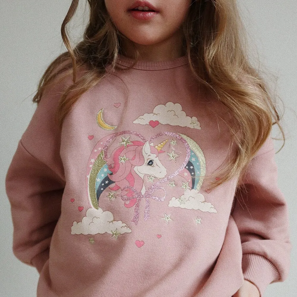 Lou Sweatshirt Glitter aus Bio-Baumwolle OCS
