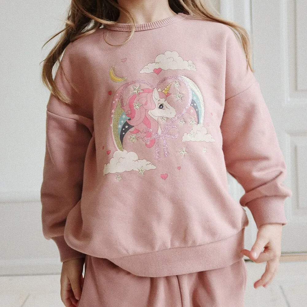 Lou Sweatshirt Glitter aus Bio-Baumwolle OCS