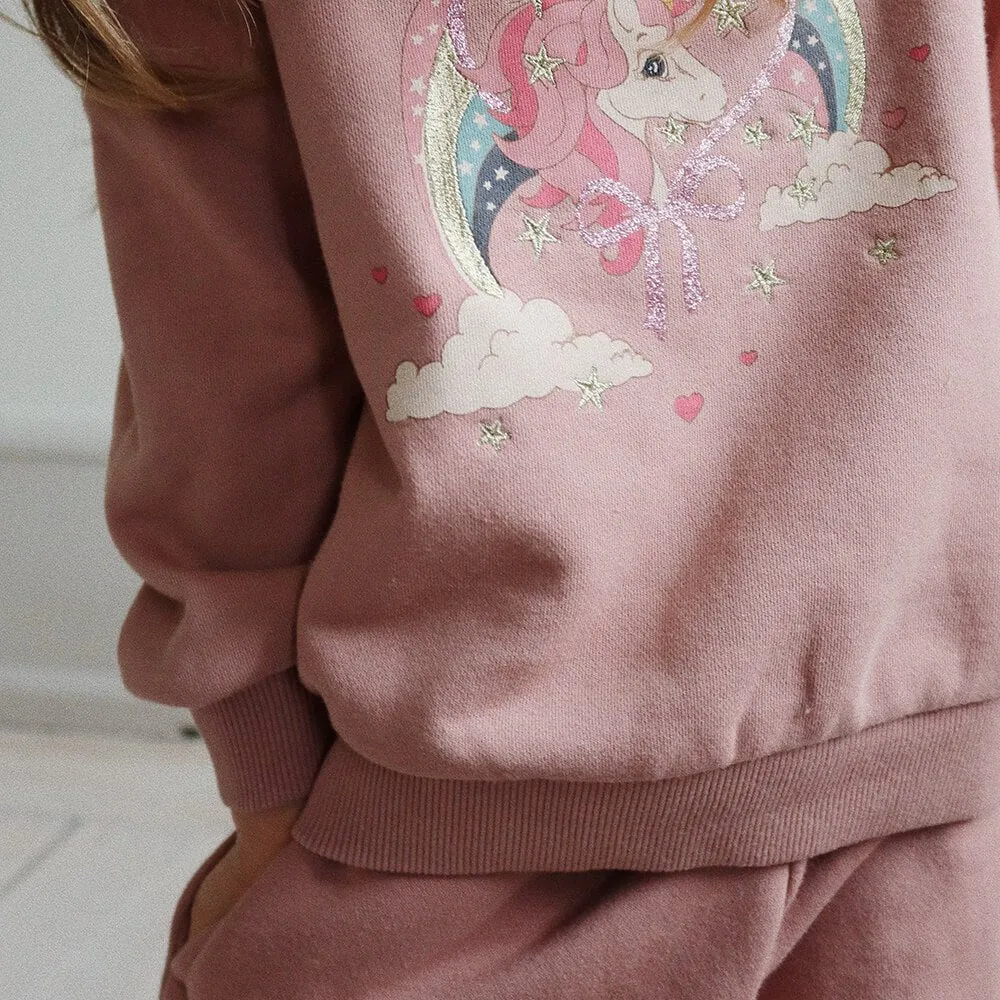 Lou Sweatshirt Glitter aus Bio-Baumwolle OCS