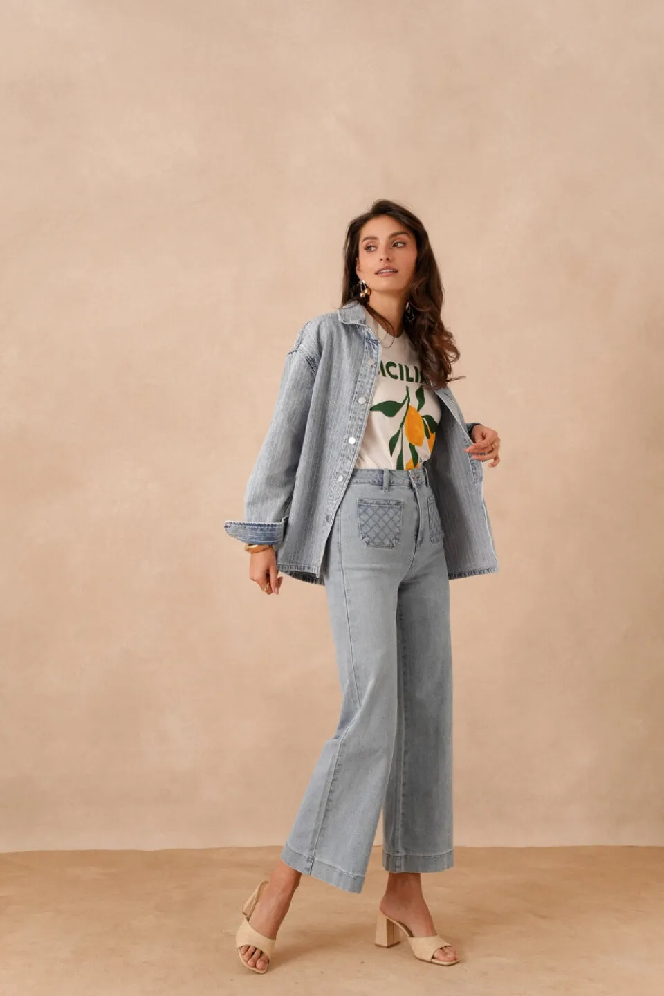 Louise Denim Jeans Broek