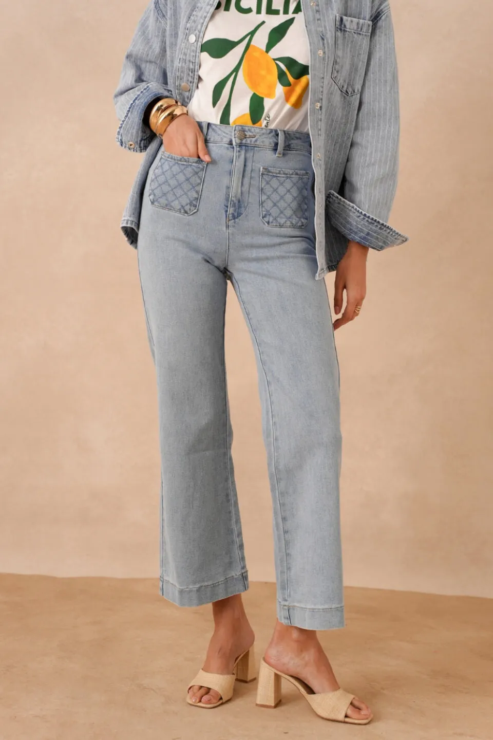 Louise Denim Jeans Broek