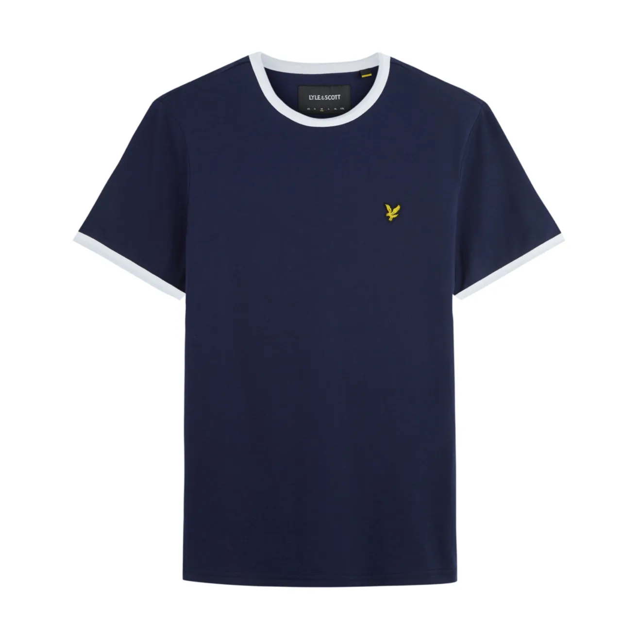 Lyle & Scott RINGER T-SHIRT - navy/weiss