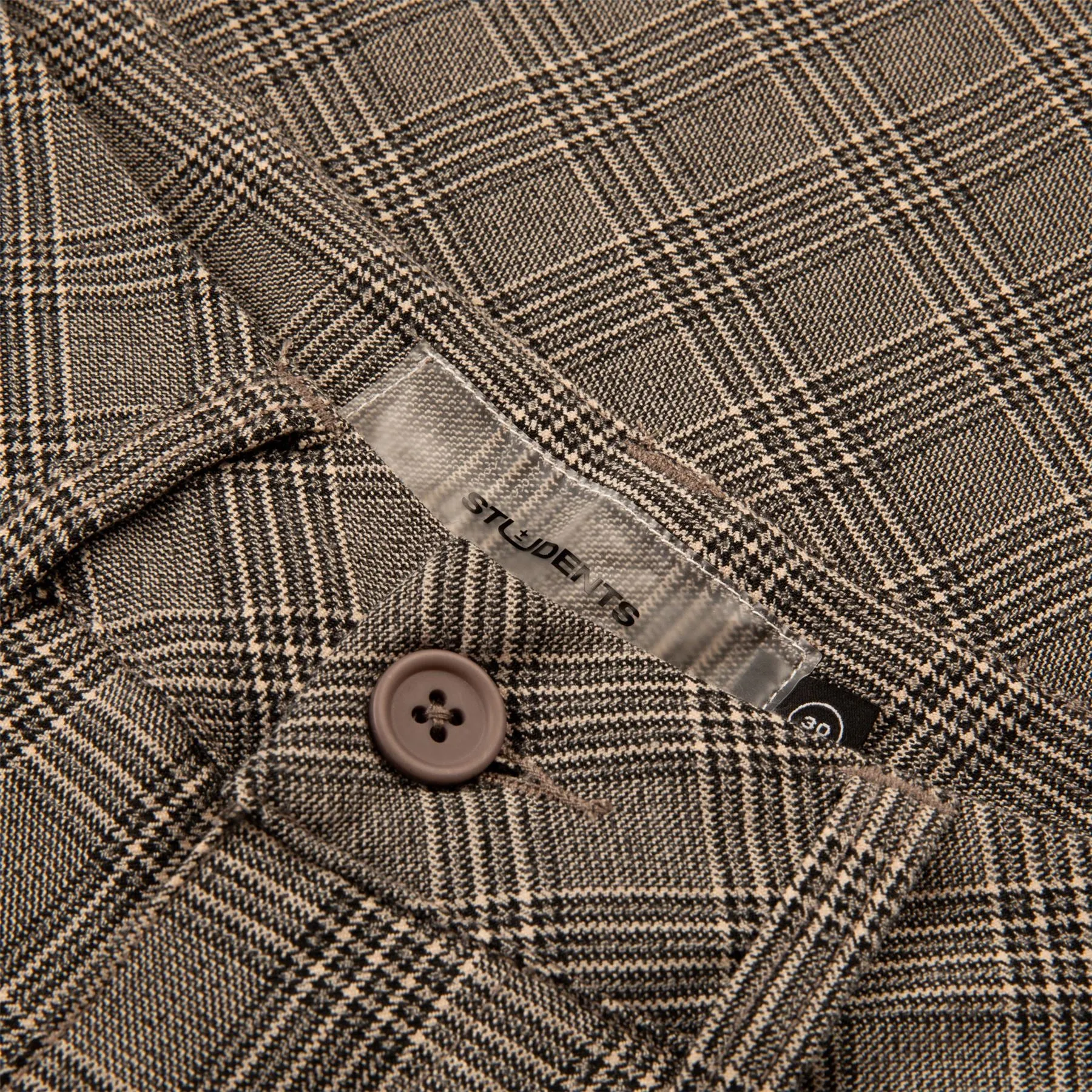 Macker Plaid Pants Brown