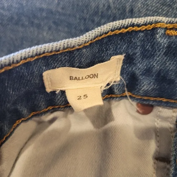 Madewell Balloon Wide Leg Jeans Women's Size 25