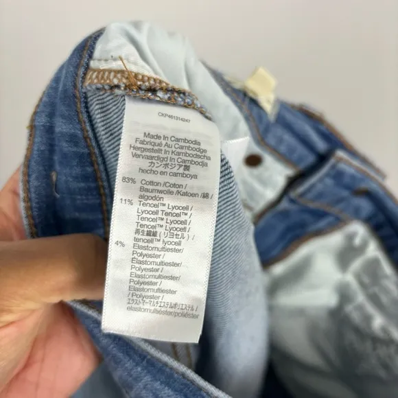 Madewell Cali Demi-Boot Jeans in Dorrance Wash: TENCEL™ Denim Edition Size 27