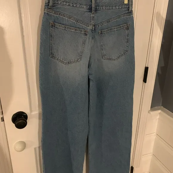 Madewell Super Wide Leg Jeans Denim Size 25 NWT