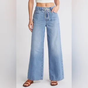 Madewell Super Wide Leg Jeans Denim Size 25 NWT