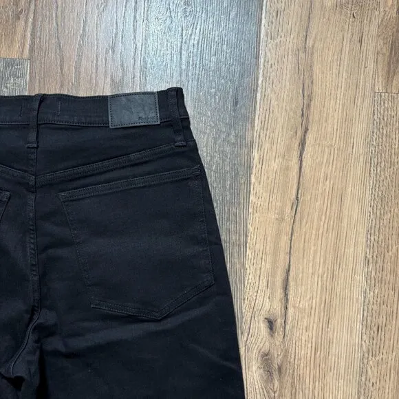 Madewell The Perfect Vintage Wide-Leg Jean Women's Size 30 Black NWOT NM234