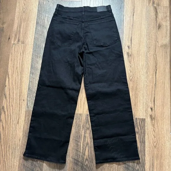 Madewell The Perfect Vintage Wide-Leg Jean Women's Size 30 Black NWOT NM234