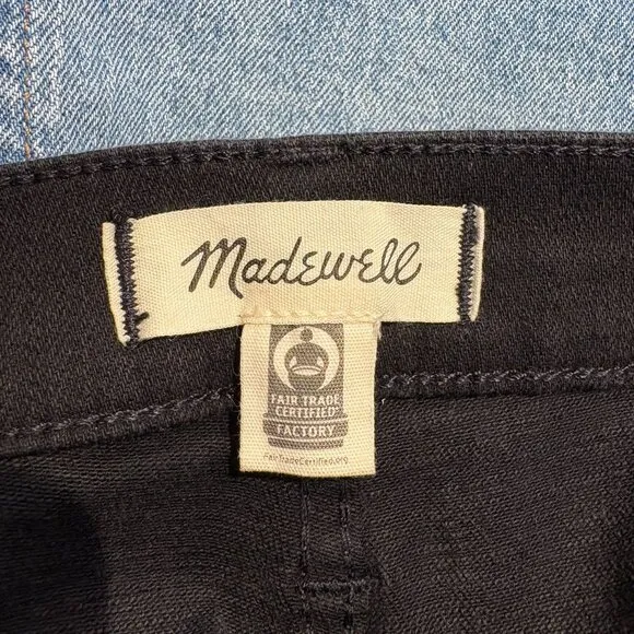 Madewell The Perfect Vintage Wide-Leg Jean Women's Size 30 Black NWOT NM234