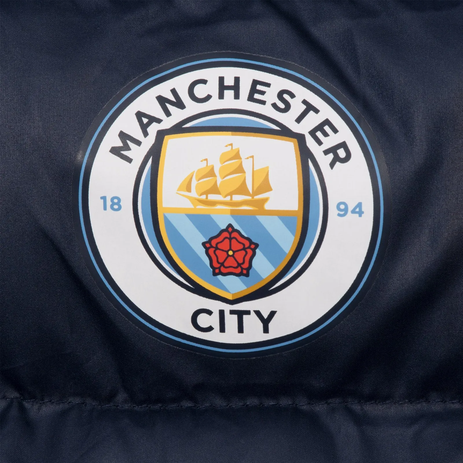 Manchester City FC Boys Quilted Jacket