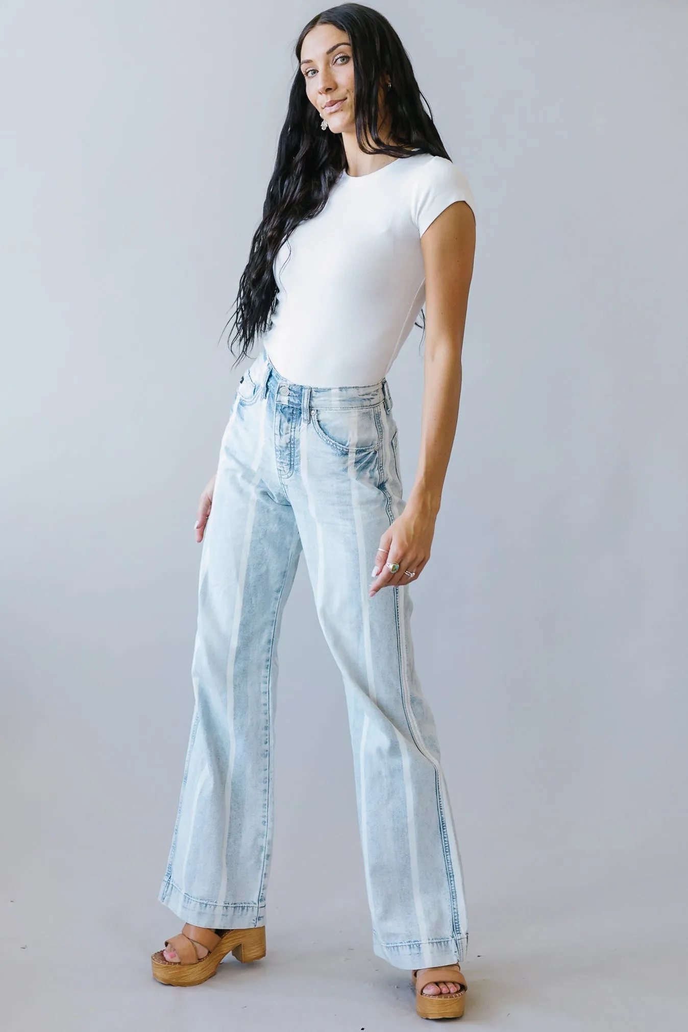 Marchesa High Rise 90s Flares by Kancan