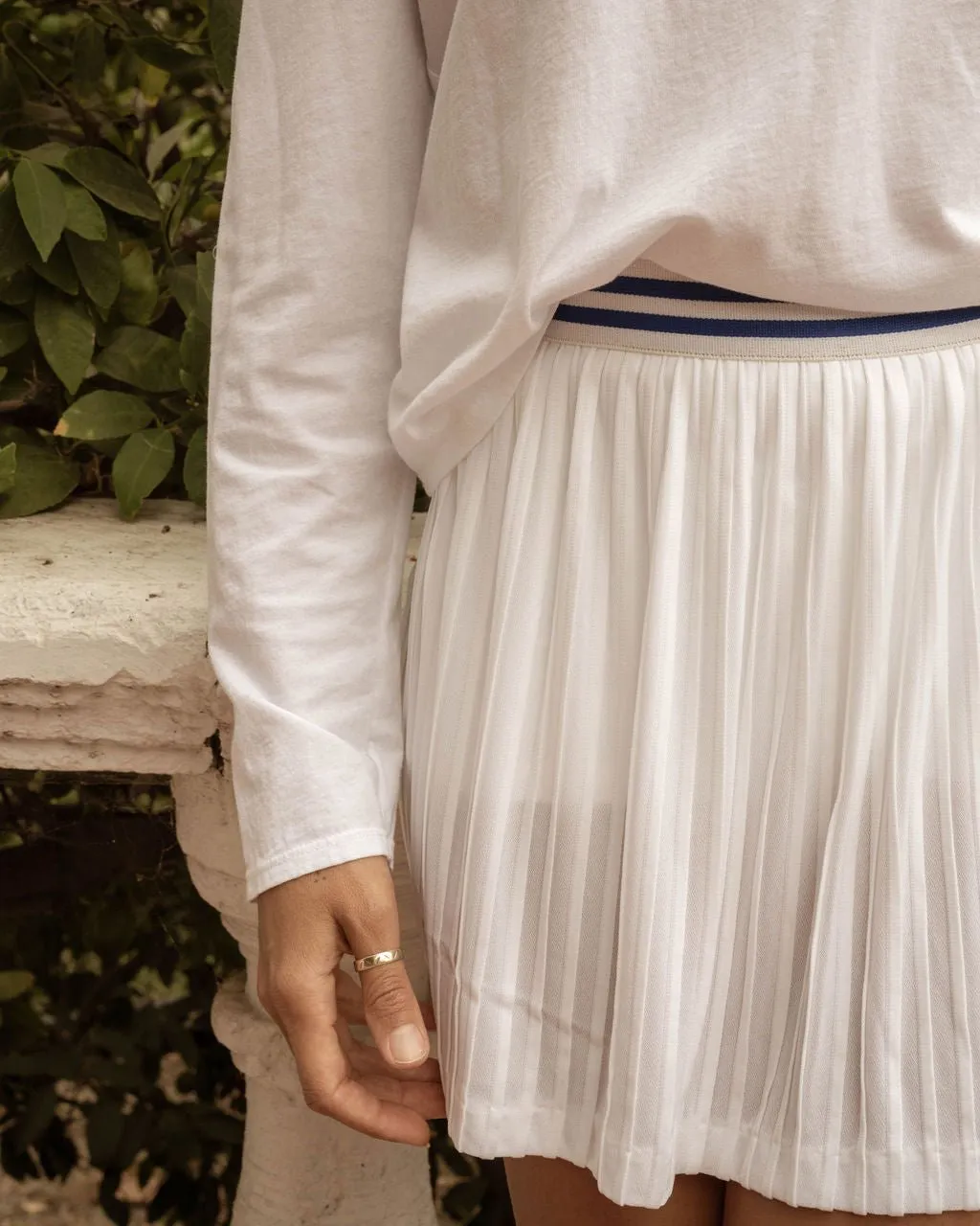 MARIA PLEAT - White