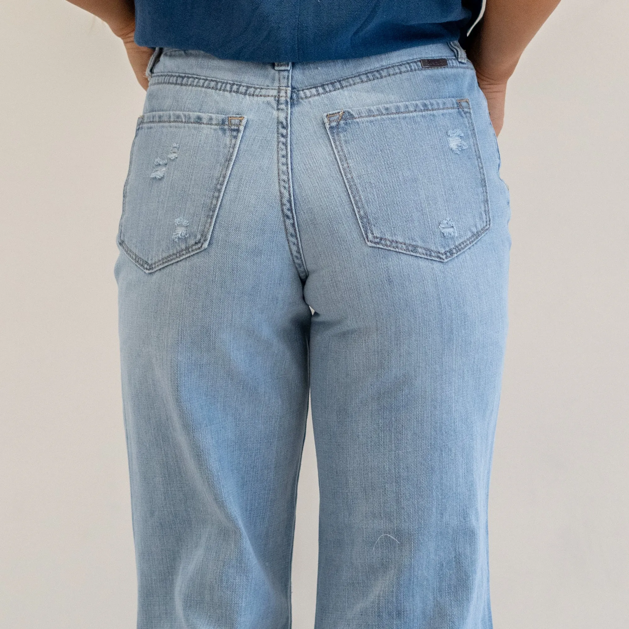 Mariyah Ultra High Rise Cropped Wide Leg