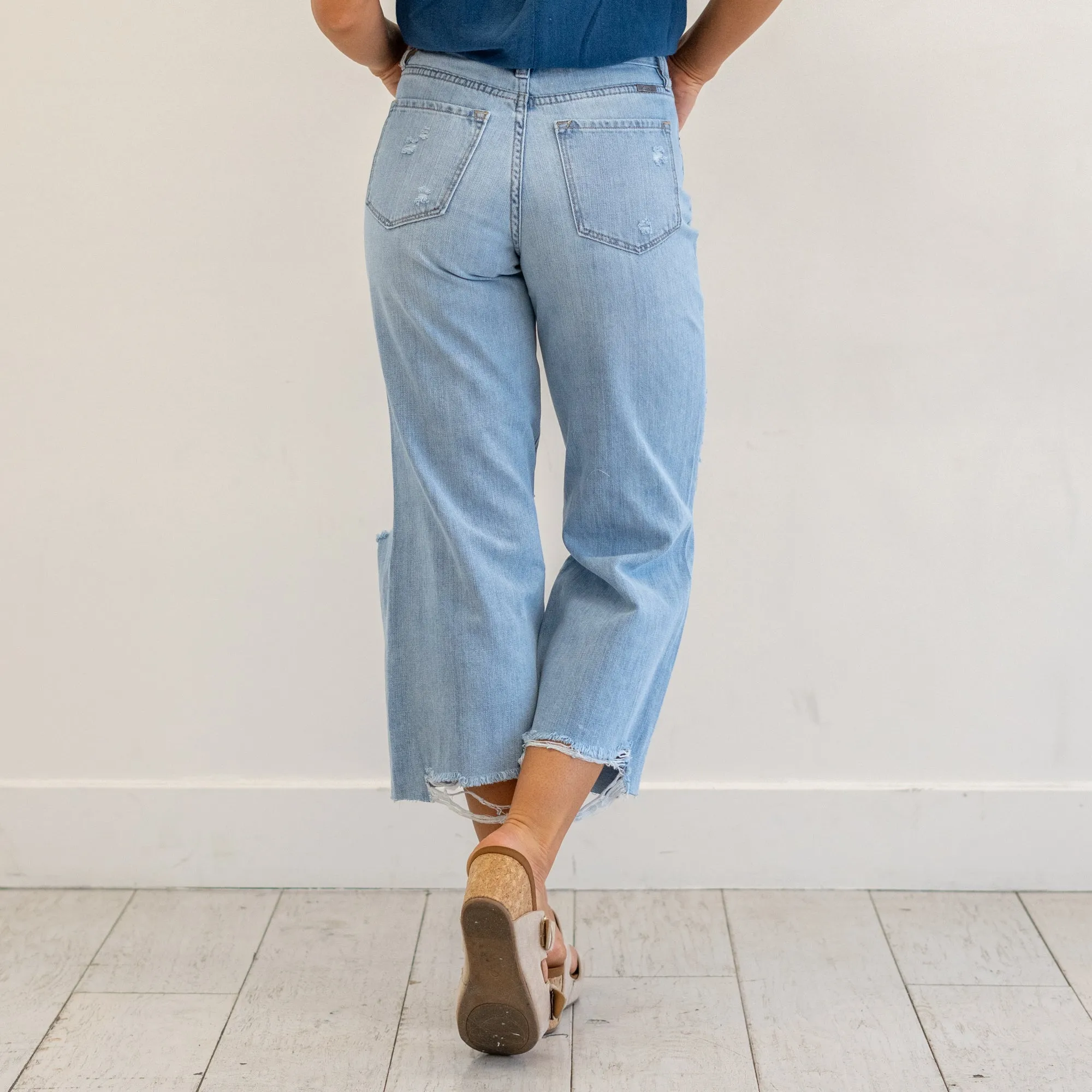 Mariyah Ultra High Rise Cropped Wide Leg