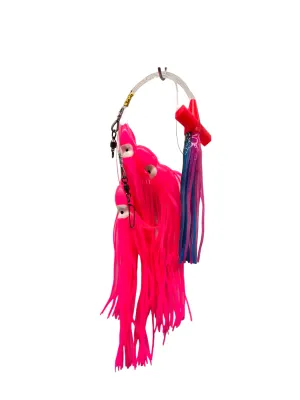 Masterpro Daisy Chain Game Fishing Teaser Pink 30cm (12") Squid With Skirt Exciter Fishing Tackle