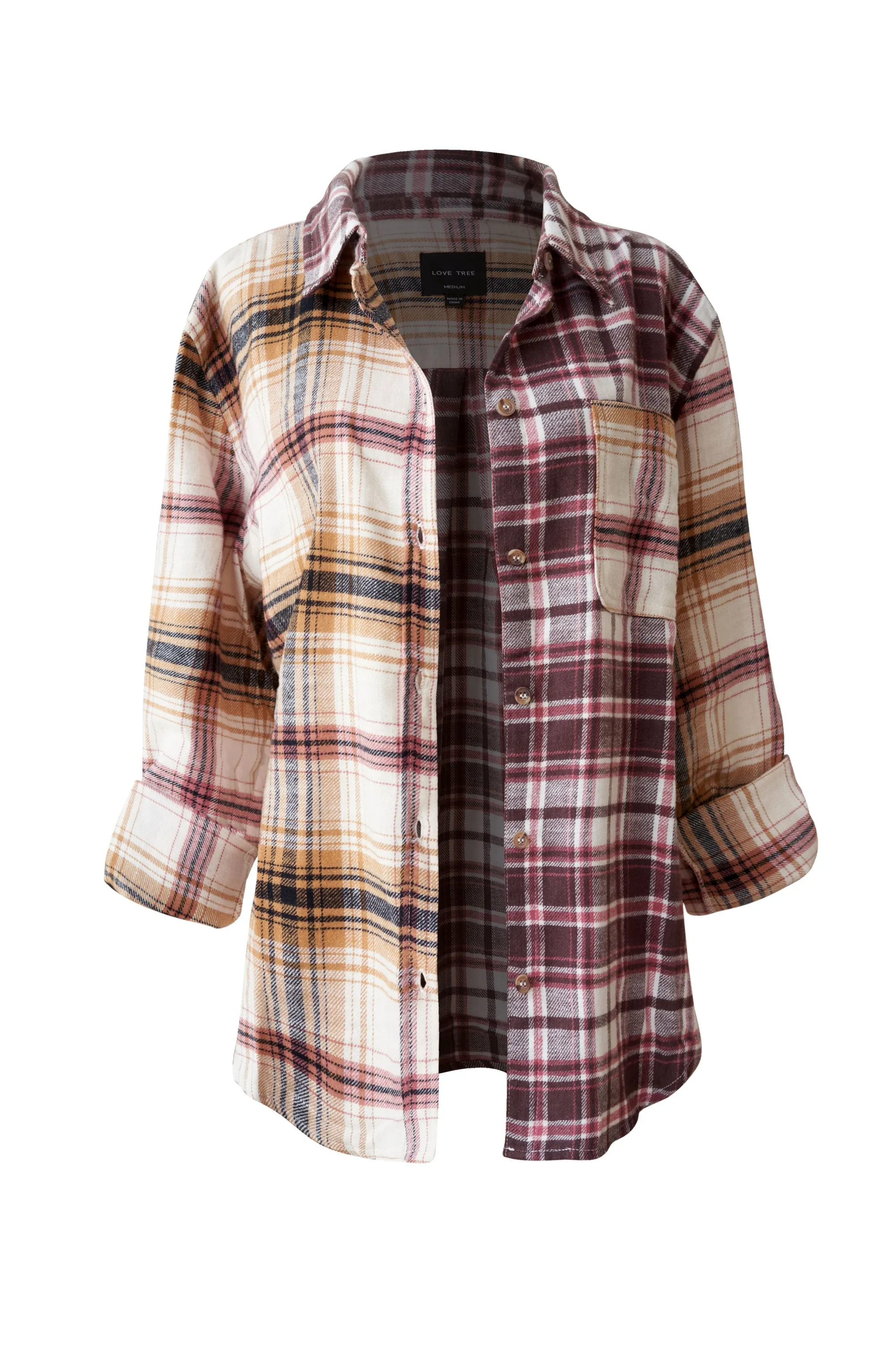 Matchmaker Mixed Plaid Top