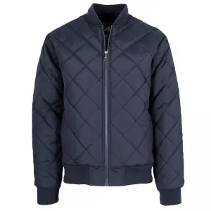 Men's Quilted Bomber Jacket in Navy