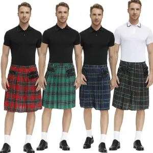 Men's Traditional Plaid Scotland Kilt