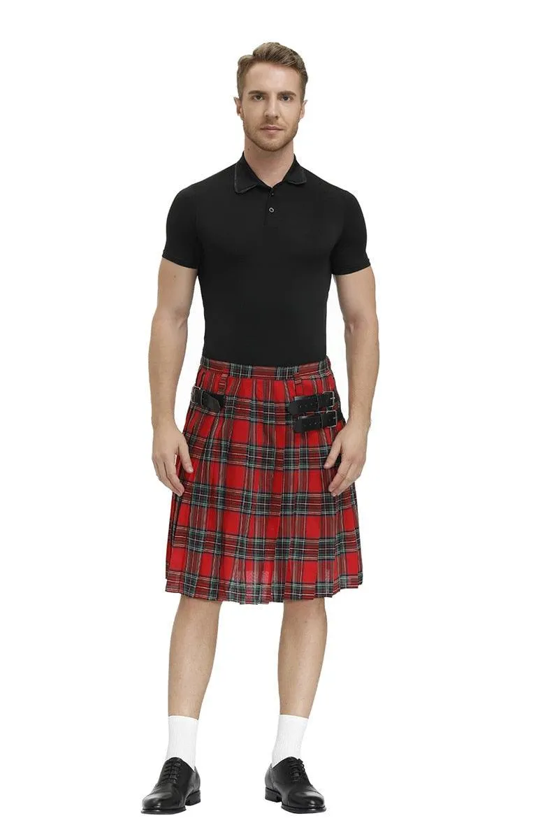 Men's Traditional Plaid Scotland Kilt