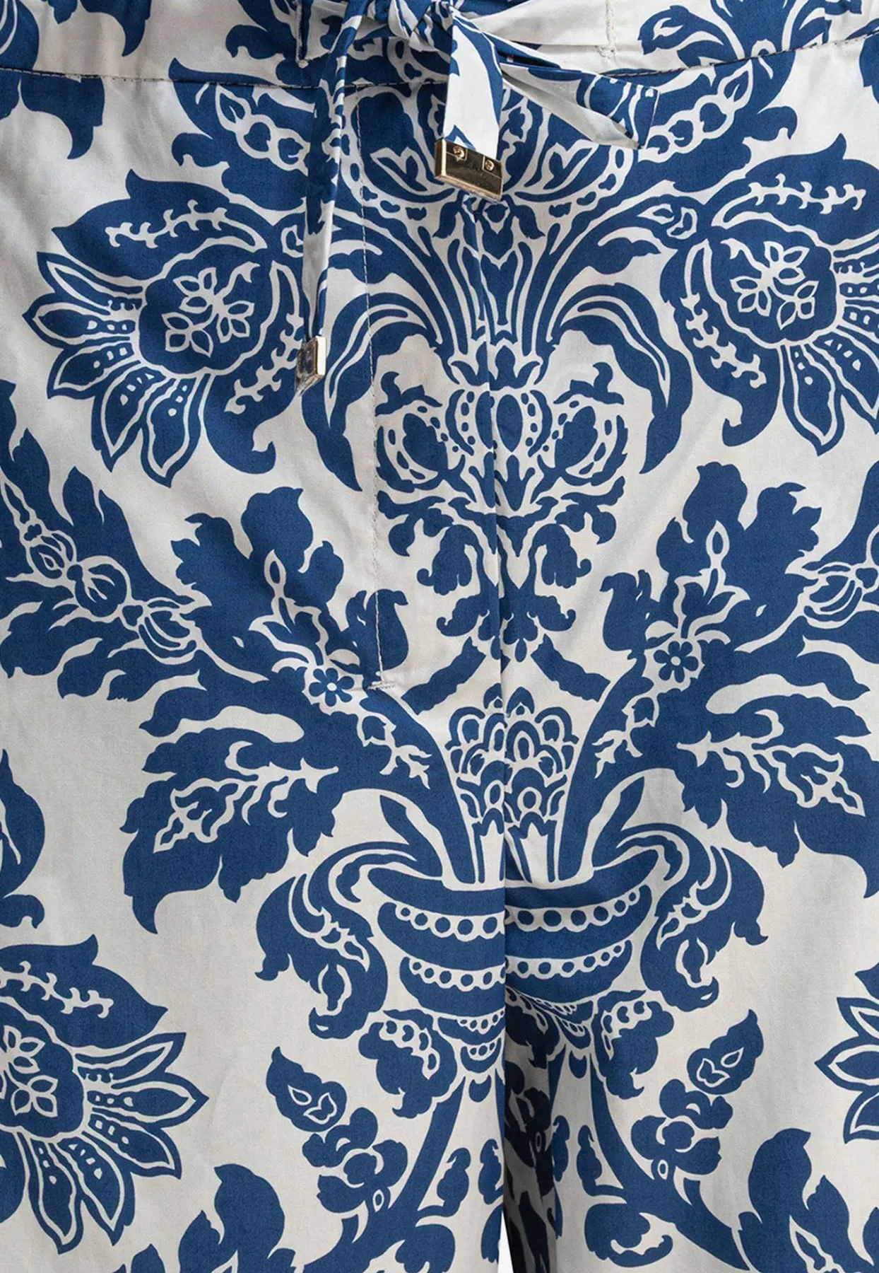 Merano Patterned Straight-Leg Pants