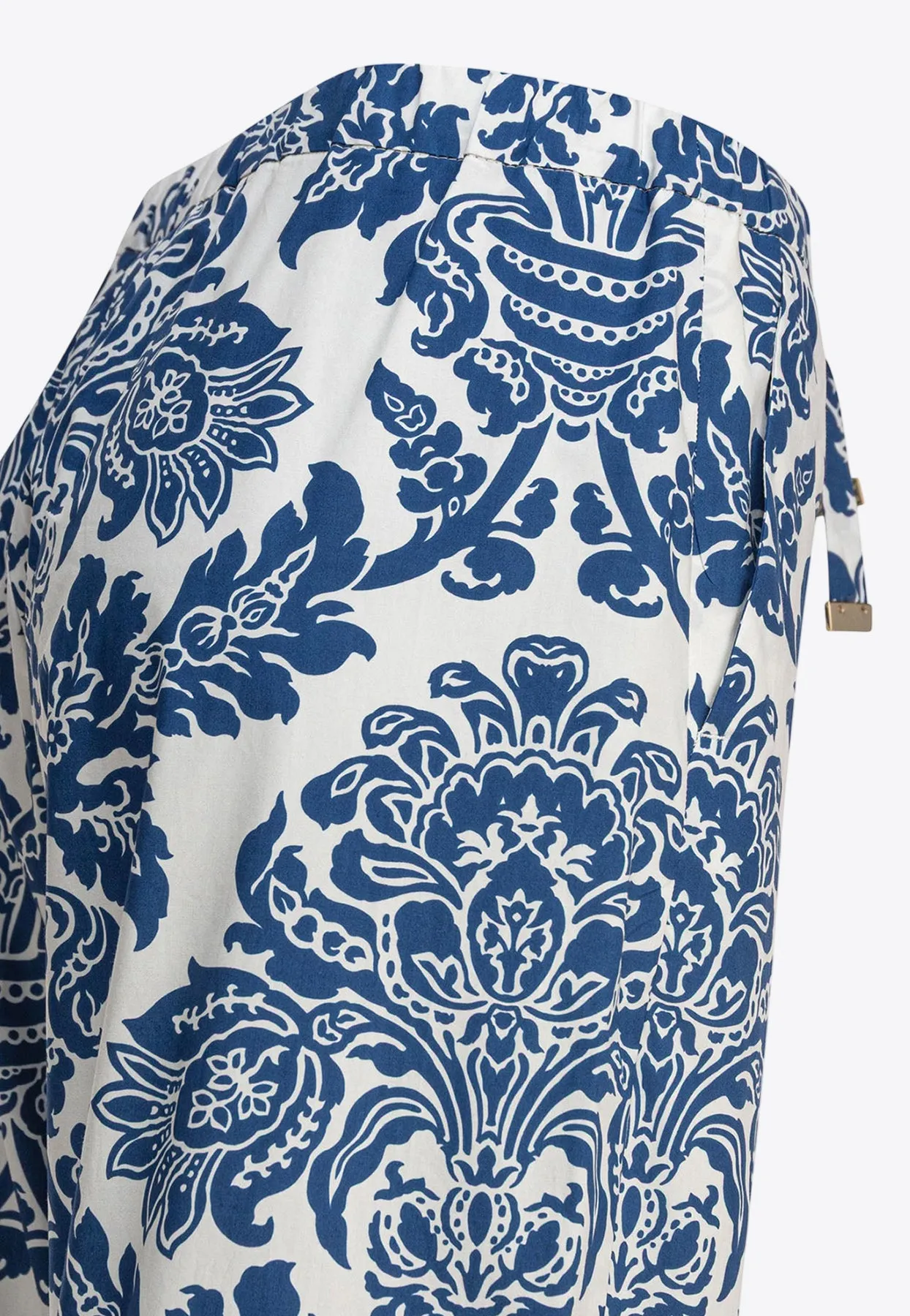 Merano Patterned Straight-Leg Pants