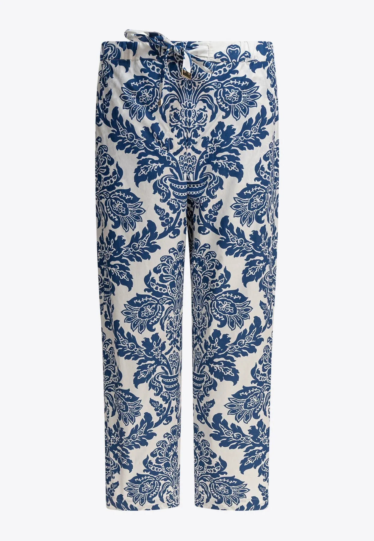 Merano Patterned Straight-Leg Pants