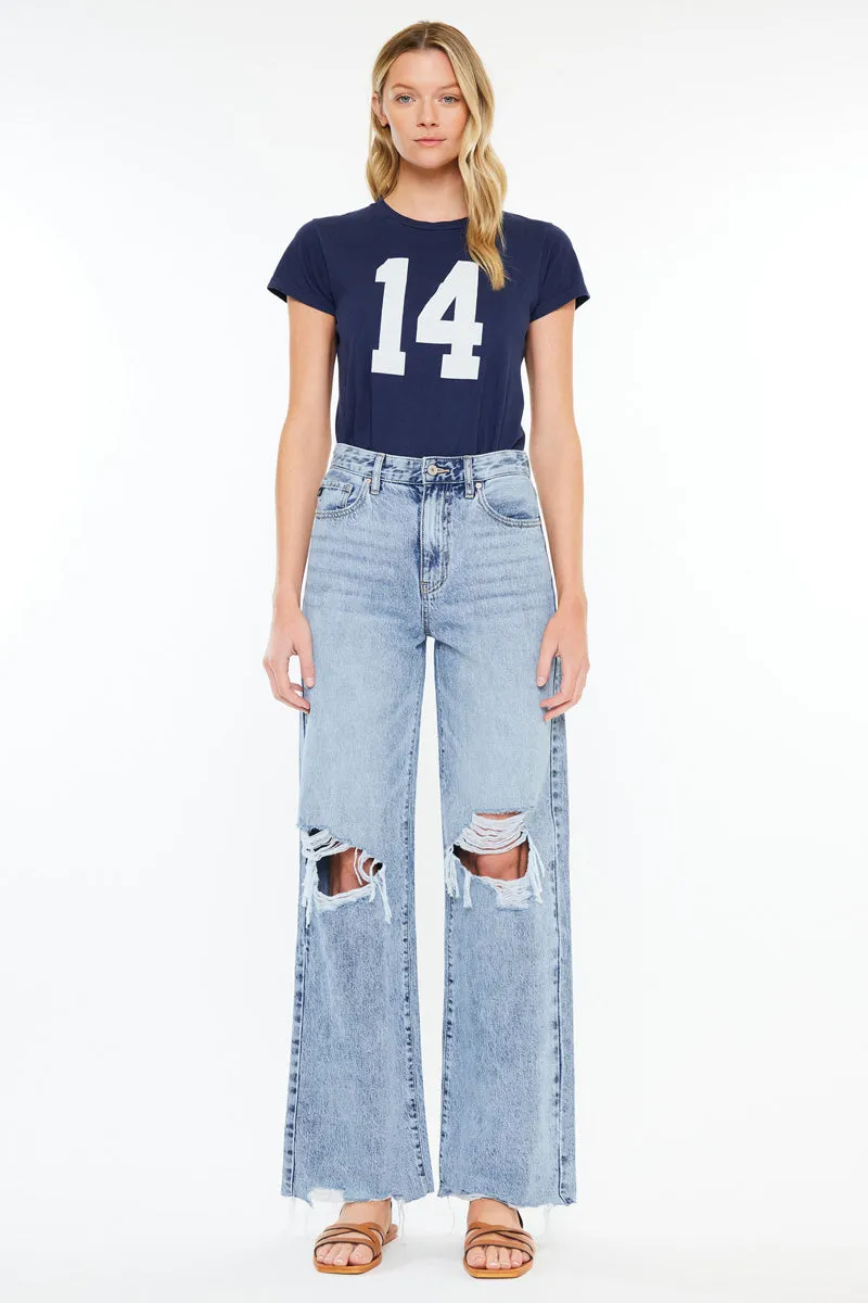 Mercy Ultra High Rise Wide Leg Jeans