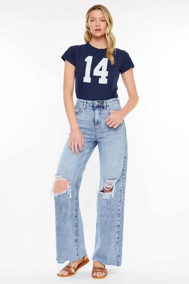 Mercy Ultra High Rise Wide Leg Jeans