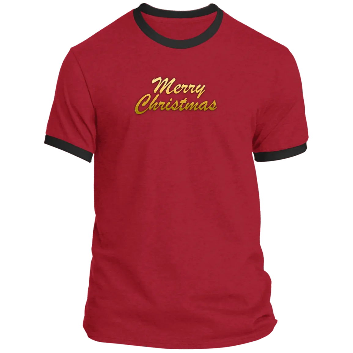 Merry Christmas Men’s Ringer Tee