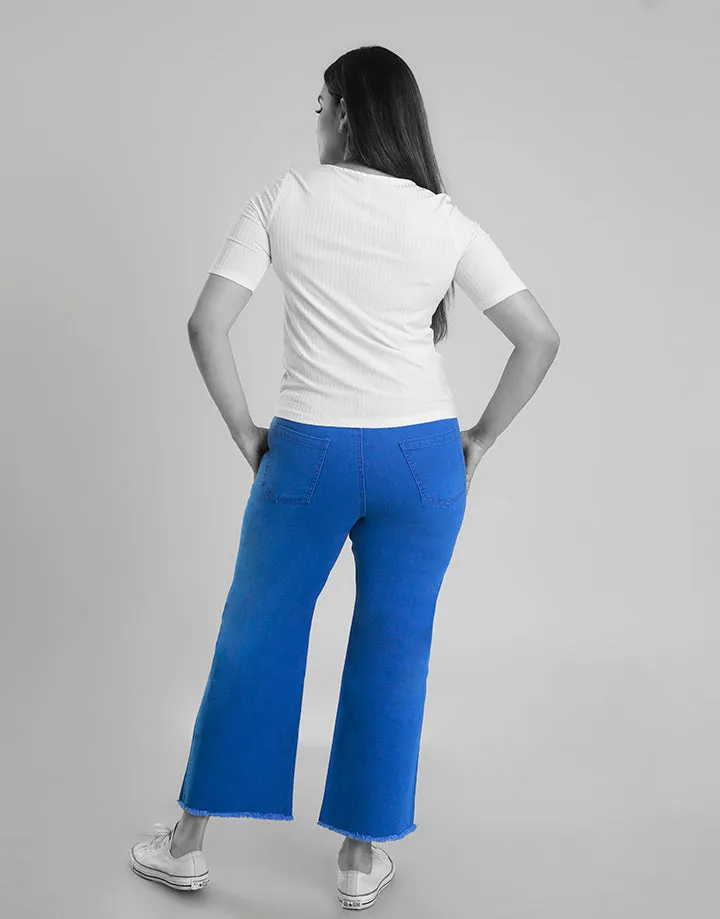 Mid-Rise Wide-Leg Jeans