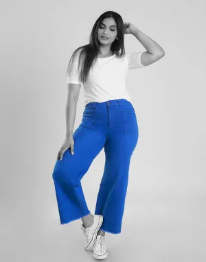 Mid-Rise Wide-Leg Jeans