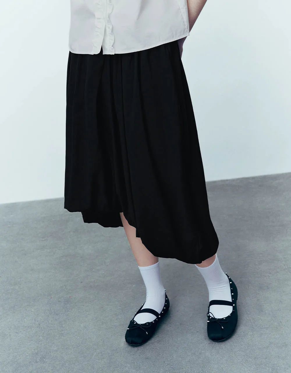 Midi A-Line Skirt