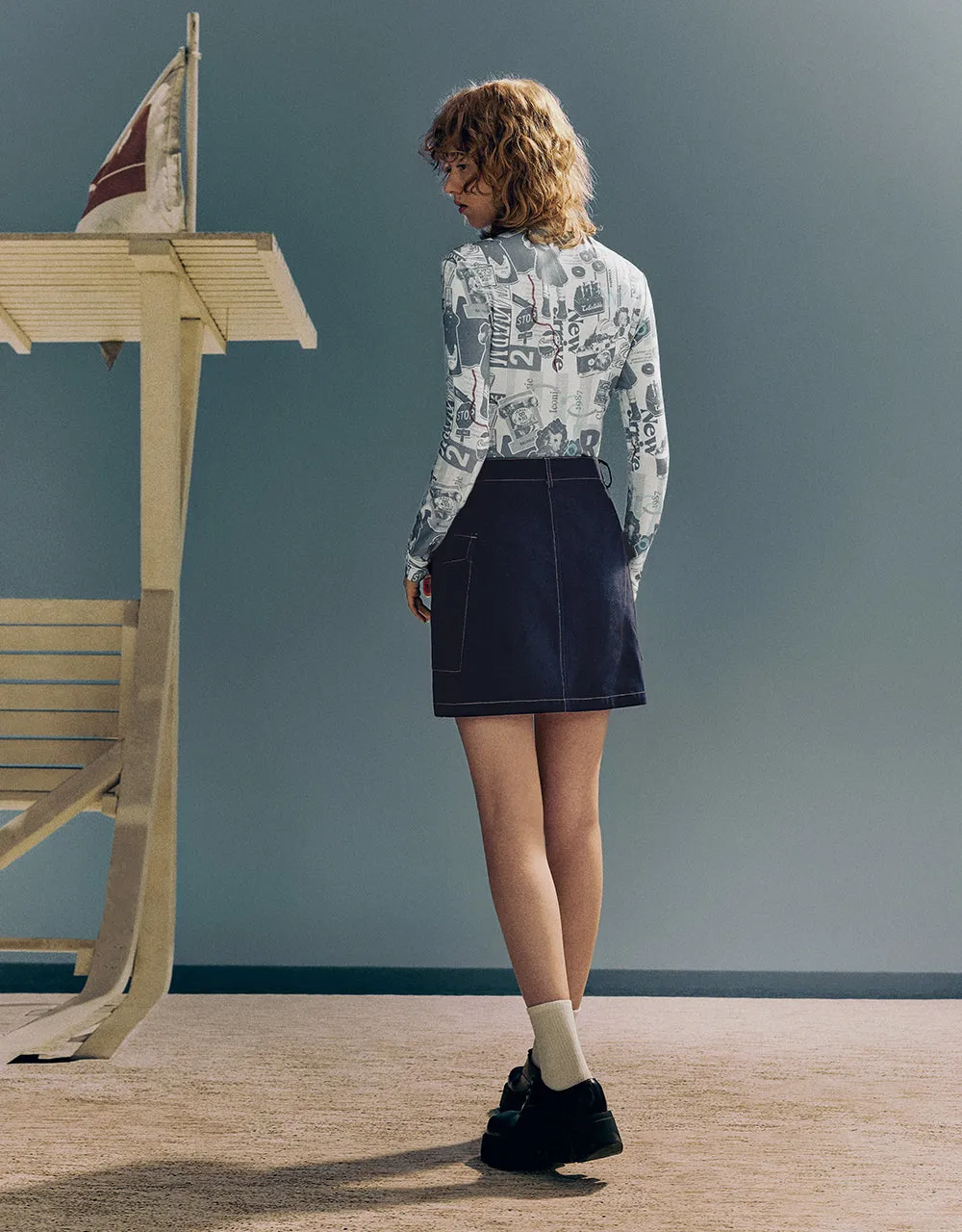 Mini A-Line Skirt