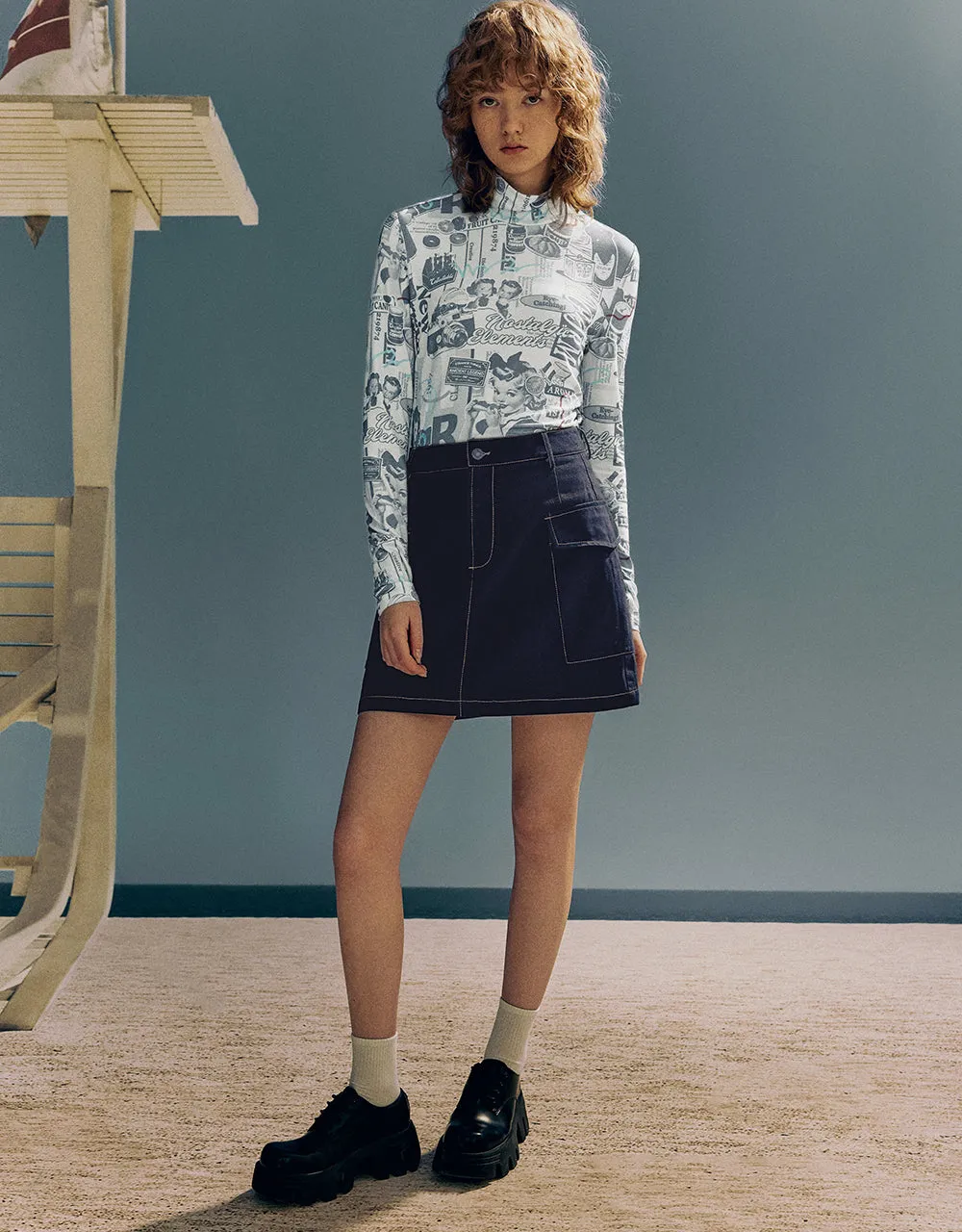 Mini A-Line Skirt