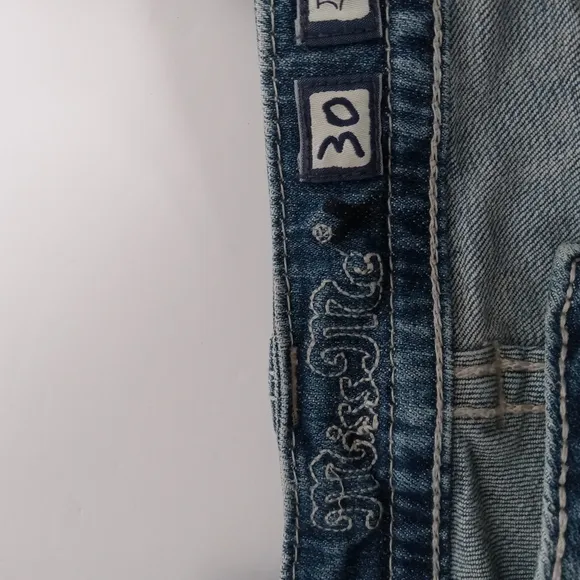 MISS ME WOMEN'S BLUE JEANS SIZE 30 WAIST MEASURES 15.5&quot; ACROSS VGC