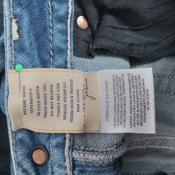 MISS ME WOMEN'S BLUE JEANS SIZE 30 WAIST MEASURES 15.5&quot; ACROSS VGC