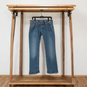 MISS ME WOMEN'S BLUE JEANS SIZE 30 WAIST MEASURES 15.5&quot; ACROSS VGC