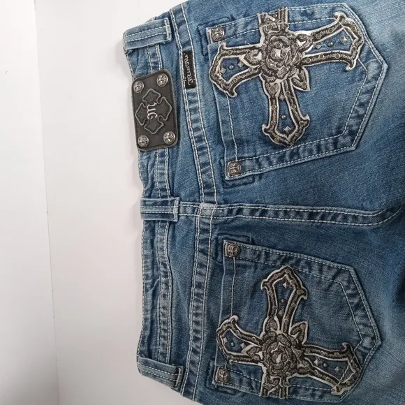 MISS ME WOMEN'S BLUE JEANS SIZE 30 WAIST MEASURES 15.5&quot; ACROSS VGC
