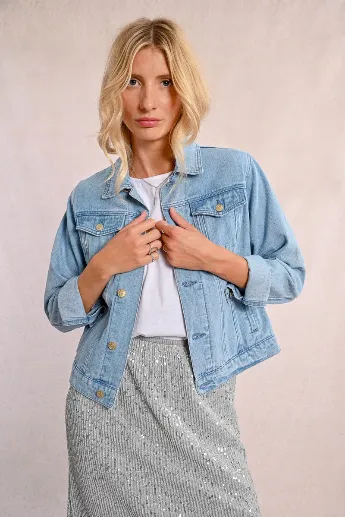 Molly Bracken Oversized Denim Jacket