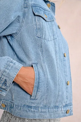 Molly Bracken Oversized Denim Jacket