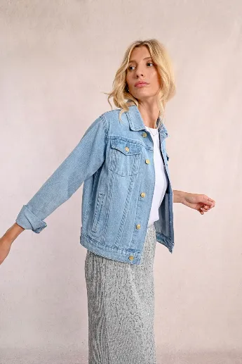 Molly Bracken Oversized Denim Jacket