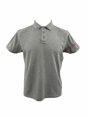 Moncler Maglia Logo Polo - Grey