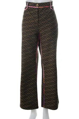 Monogram Bootcut Pants