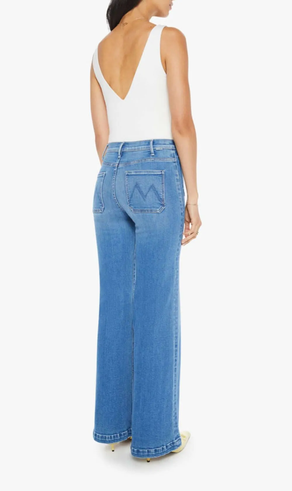 Mother Denim | The Hustler Roller Patch Pocket Sneak - Piece By Piece